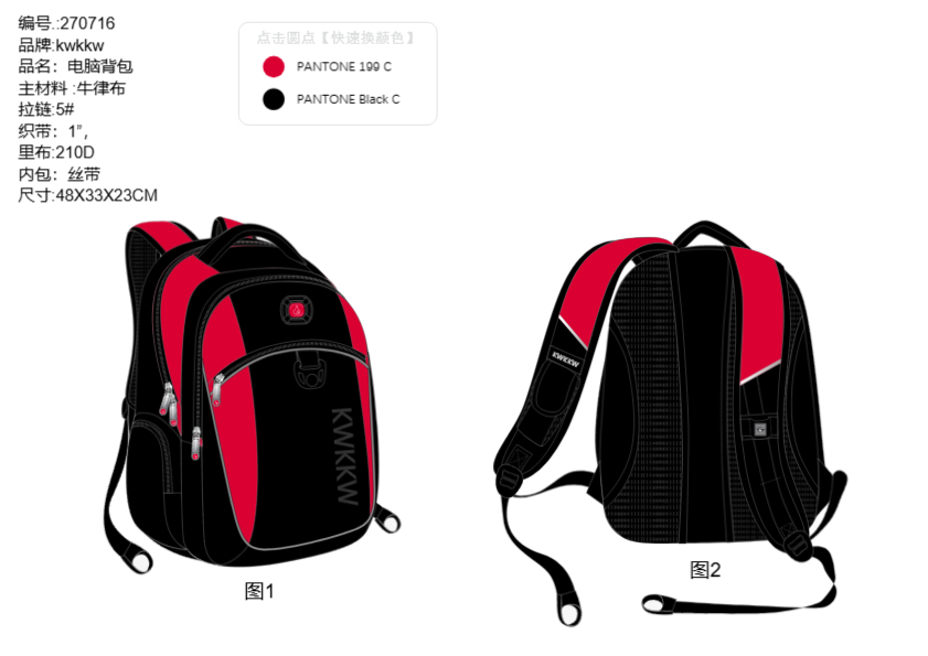 270716 电脑背包